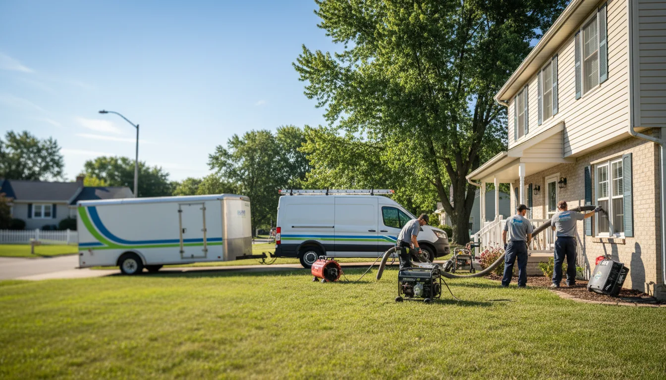 Flooded Basement Restoration And Cleanup With Repair in Humeston, IA near me